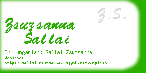 zsuzsanna sallai business card